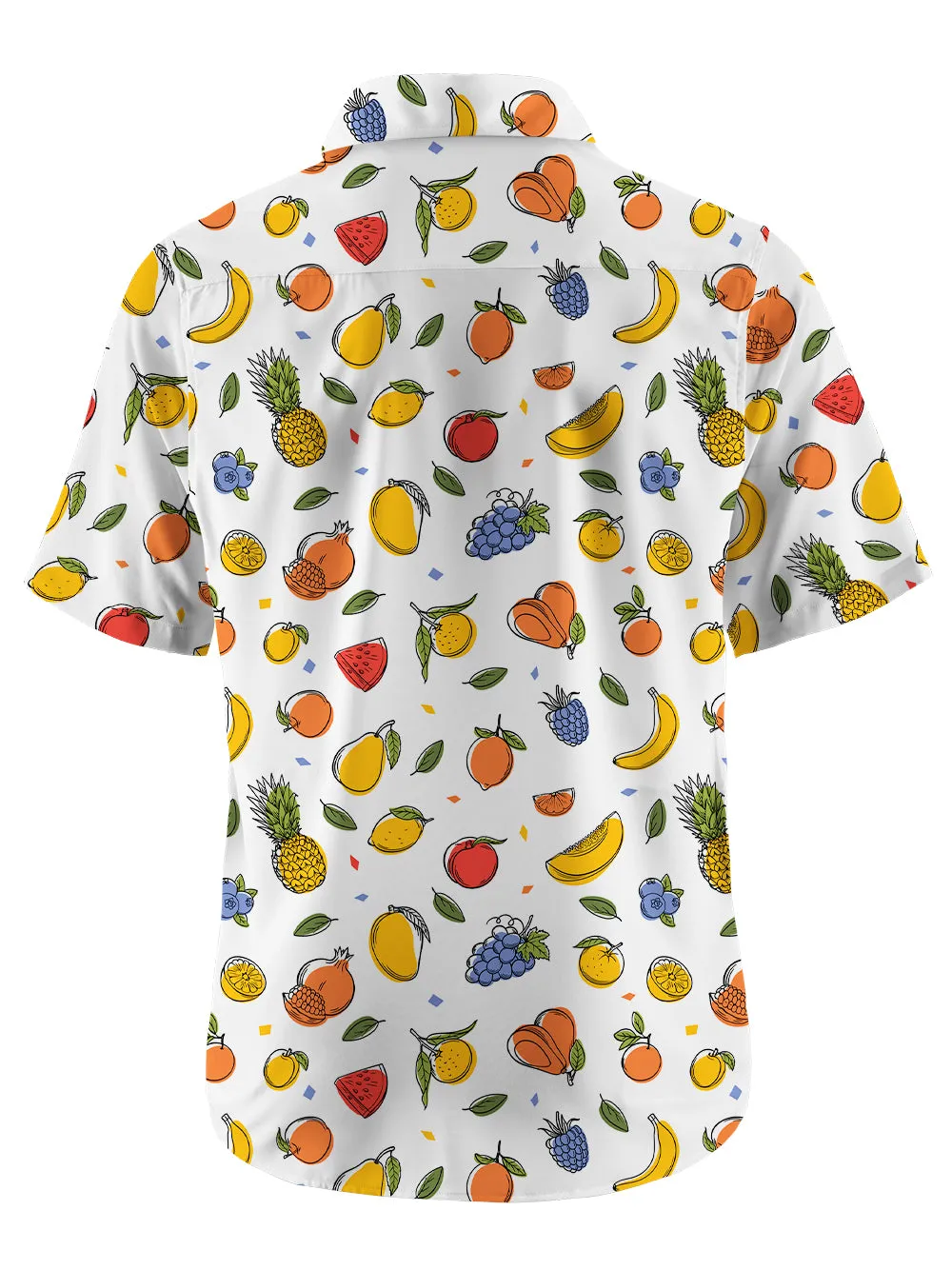 Orionride Various Fruits Zipper Pockets Ultra Lightweight Short Sleeves Gravel Shirt sold by Orionride product image thumbnail 5