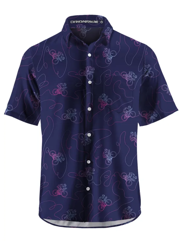 Orionride Phantom Ride Zipper Pockets Ultra Lightweight Short Sleeves Gravel Shirt sold by Orionride