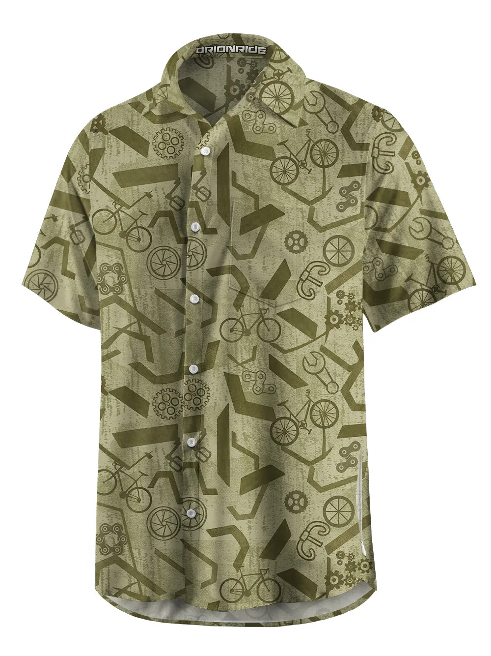 Orionride Geometric World Zipper Pockets Ultra Lightweight Short Sleeves Gravel Shirt sold by Orionride product image thumbnail 3