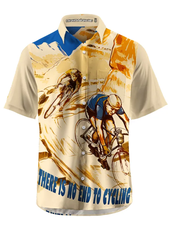 Orionride Chasing The Race Zipper Pockets Ultra Lightweight Short Sleeves Gravel Shirt sold by Orionride