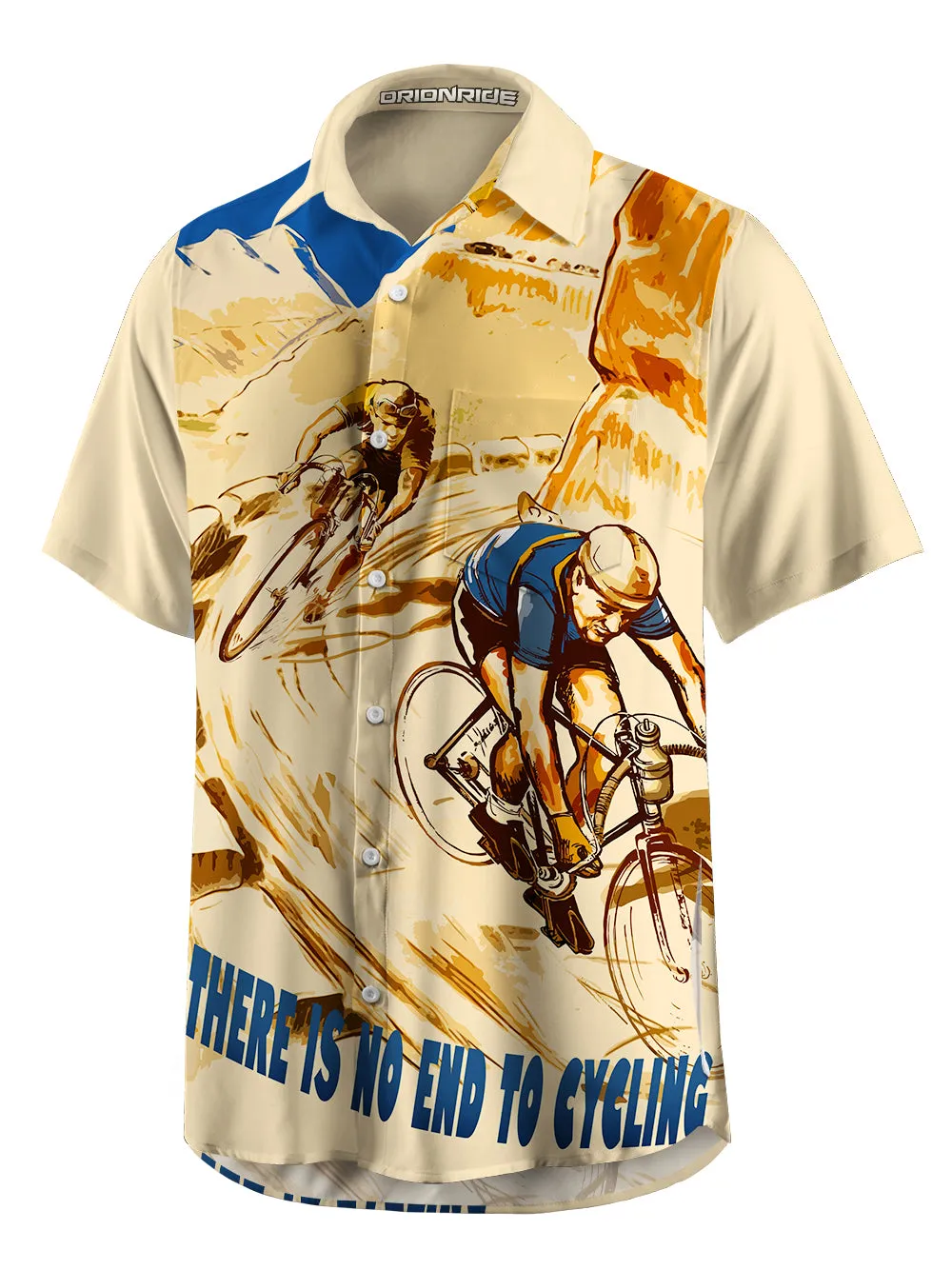 Orionride Chasing The Race Zipper Pockets Ultra Lightweight Short Sleeves Gravel Shirt sold by Orionride product image thumbnail 3