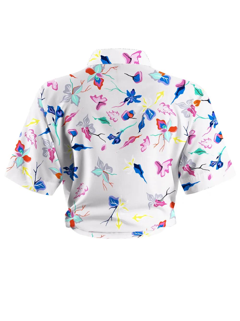 Orionride The Fragrance Of Flowers Zipper Pockets Ultra Lightweight Short Sleeves Women's Gravel Shirt sold by Orionride product image thumbnail 3