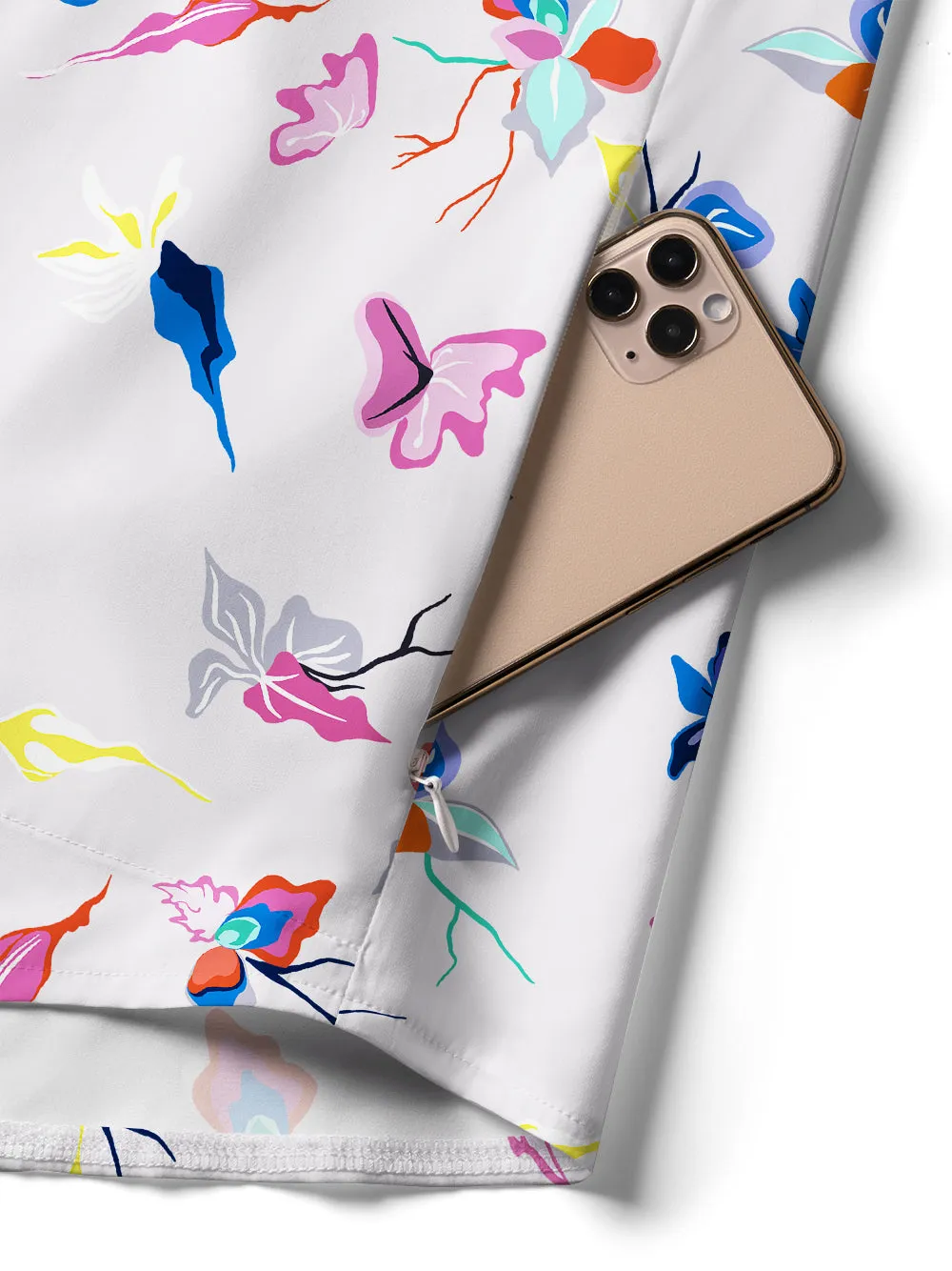 Orionride The Fragrance Of Flowers Zipper Pockets Ultra Lightweight Short Sleeves Women's Gravel Shirt sold by Orionride product image thumbnail 5