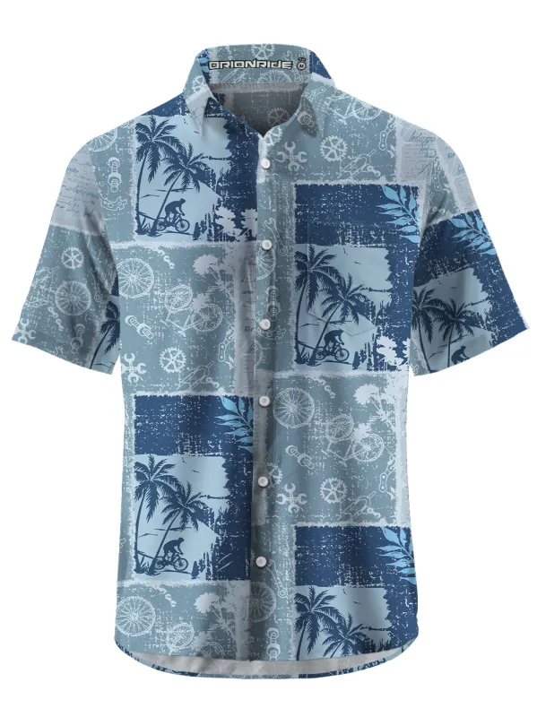 Orionride Cycling Newspaper Zipper Pockets Ultra Lightweight Short Sleeves Gravel Shirt sold by Orionride