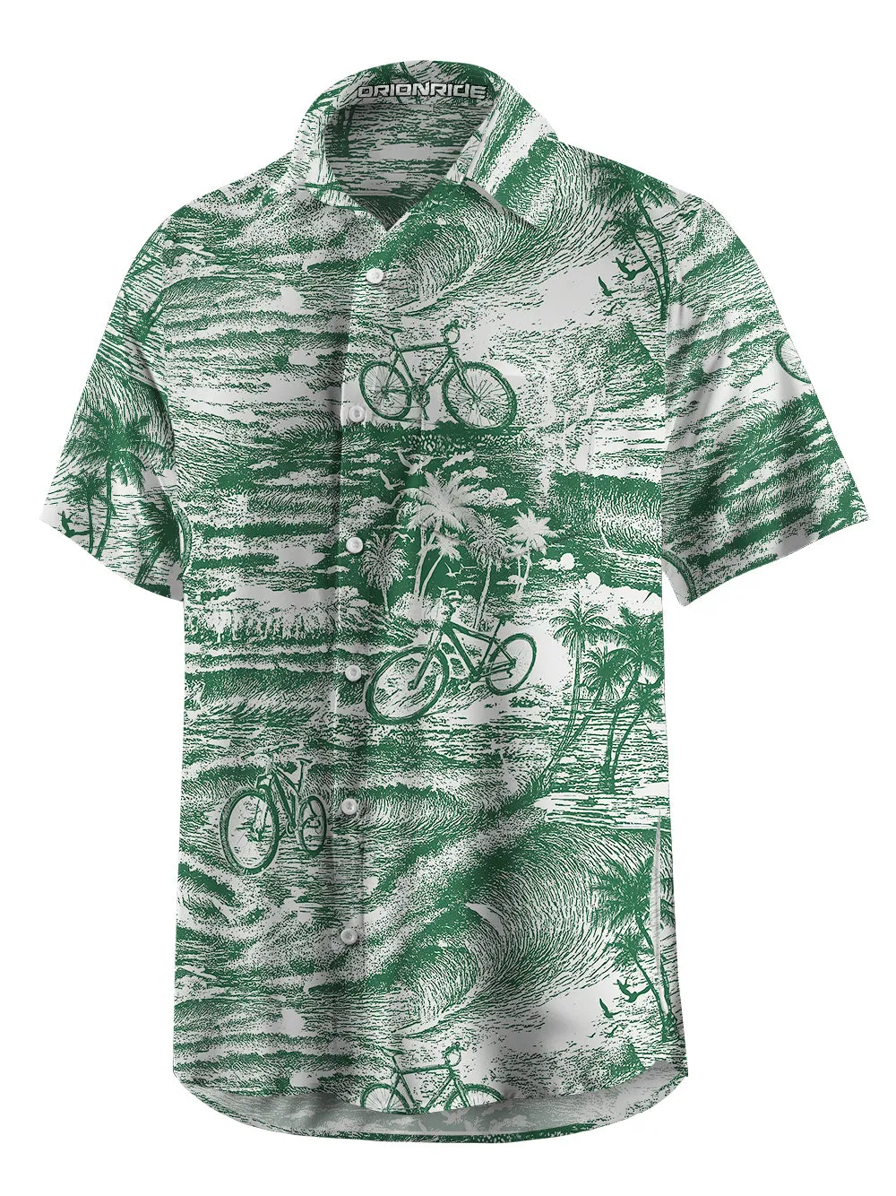 Orionride Crazy Waves Zipper Pockets Ultra Lightweight Short Sleeves Gravel Shirt sold by Orionride product image thumbnail 4