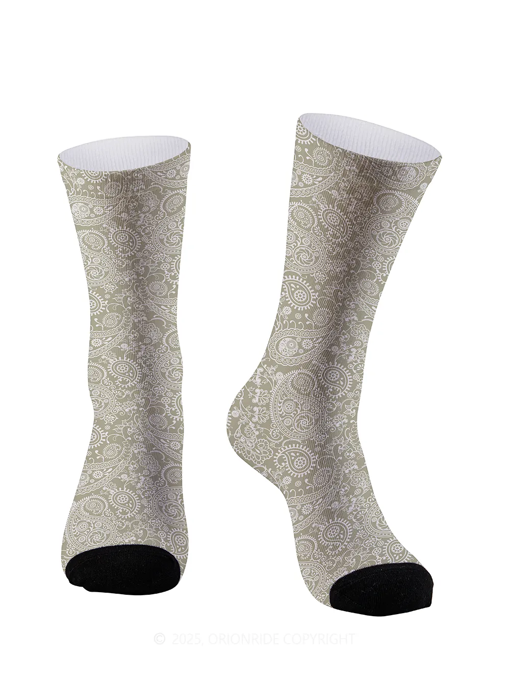 Orionride Wonderful Cashew Flower Cycling Socks sold by Orionride product image thumbnail 2