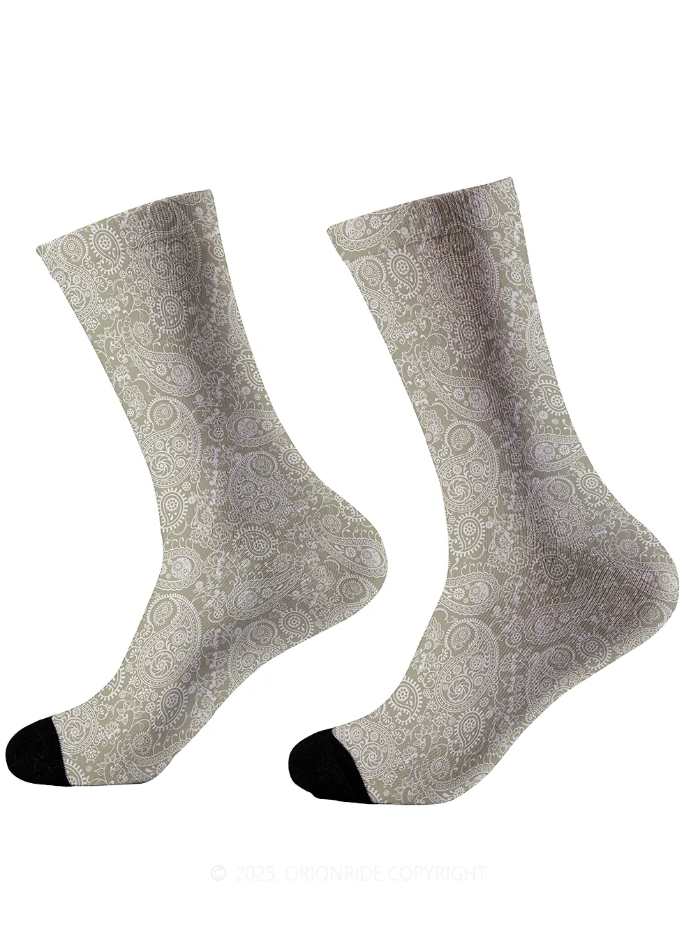 Orionride Wonderful Cashew Flower Cycling Socks sold by Orionride