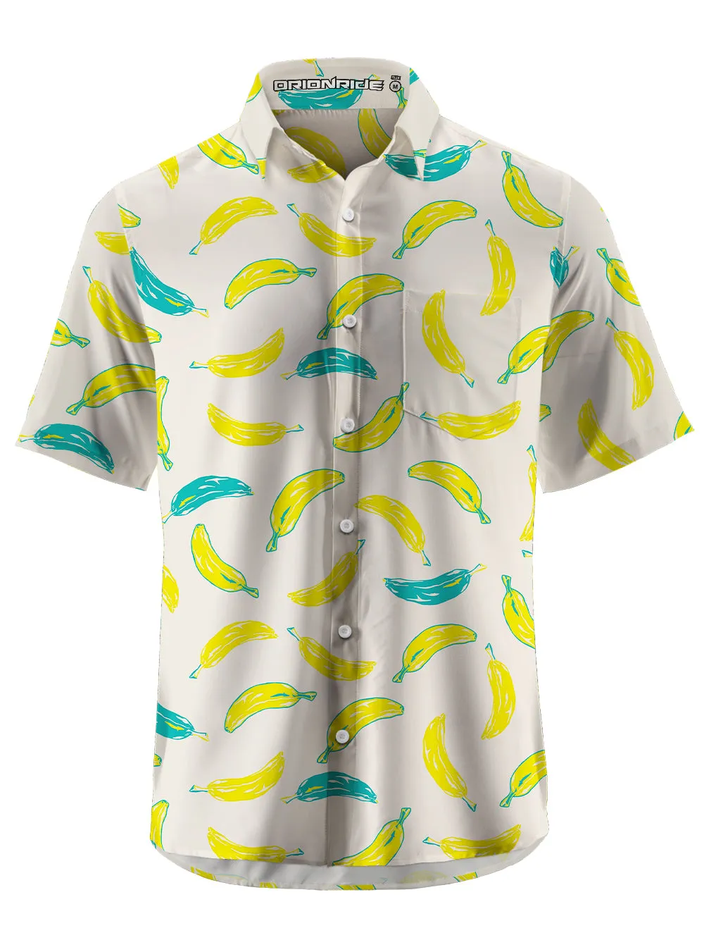Orionride Colored Bananas Zipper Pockets Ultra Lightweight Short Sleeves Gravel Shirt sold by Orionride product image thumbnail 4