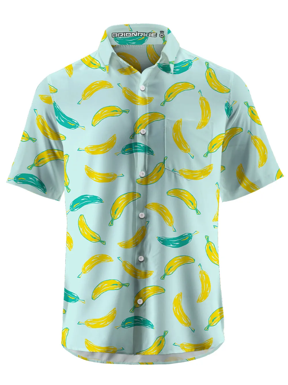 Orionride Colored Bananas Zipper Pockets Ultra Lightweight Short Sleeves Gravel Shirt sold by Orionride product image thumbnail 3