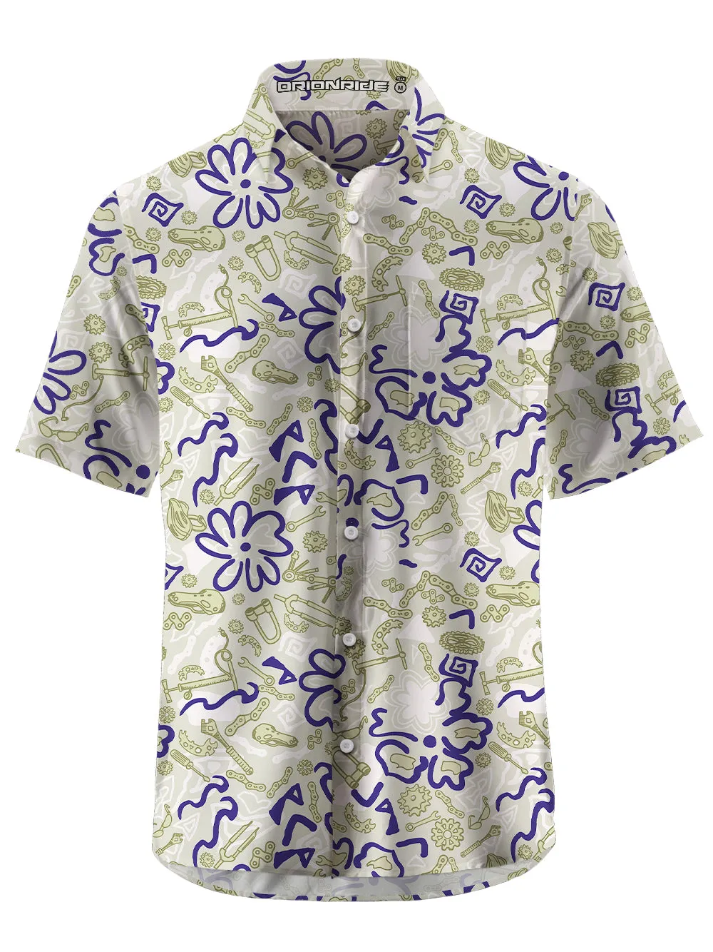 Orionride Deformed Parts Zipper Pockets Ultra Lightweight Short Sleeves Gravel Shirt sold by Orionride