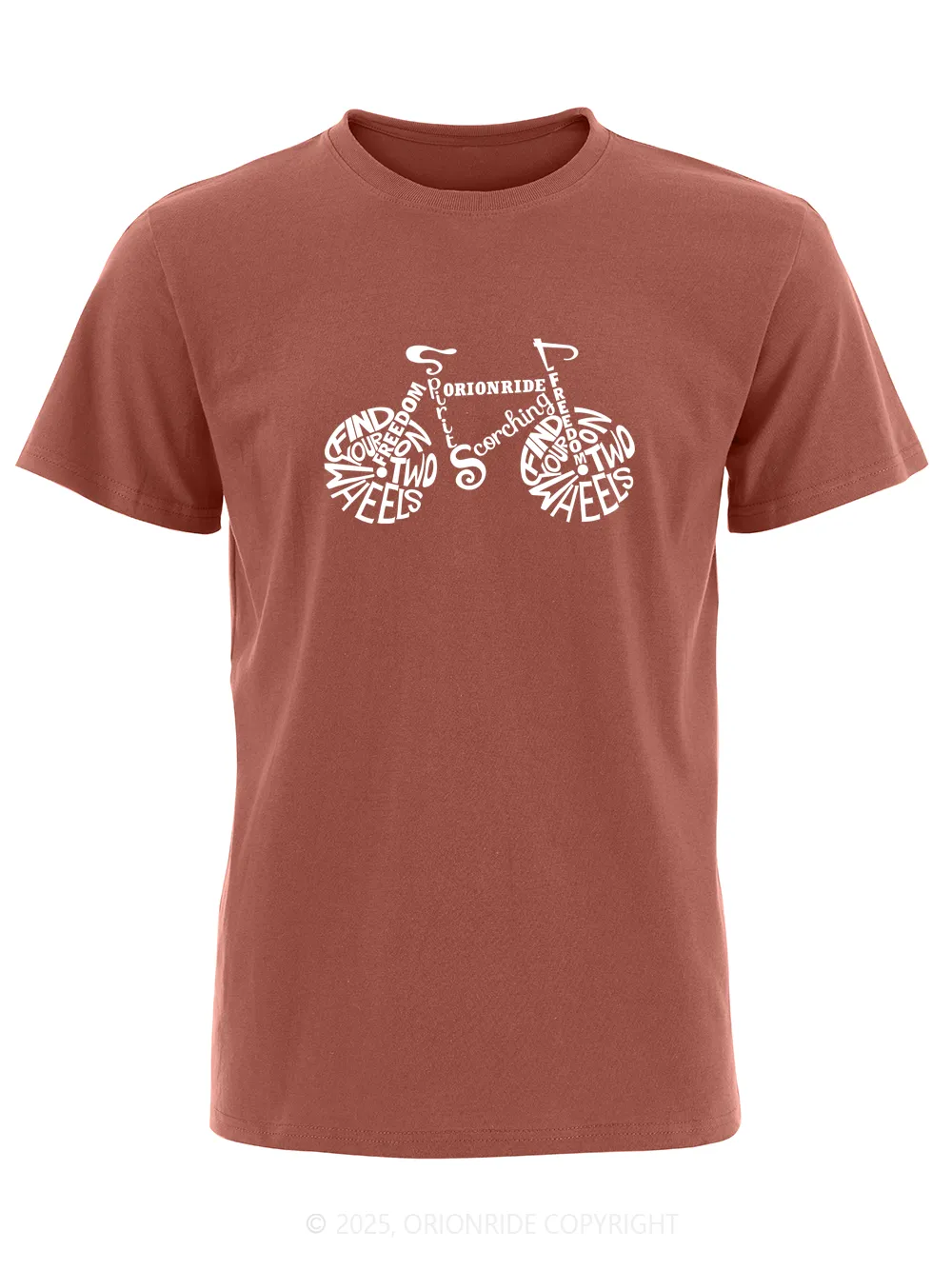 Orionride Alphabet Bicycle Short Sleeves Bike T-Shirt sold by Orionride product image thumbnail 5