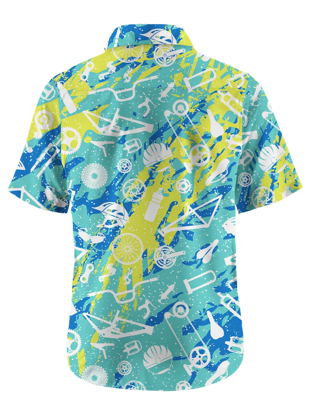 Orionride Graffiti Parts Zipper Pockets Ultra Lightweight Short Sleeves Gravel Shirt sold by Orionride product image thumbnail 4