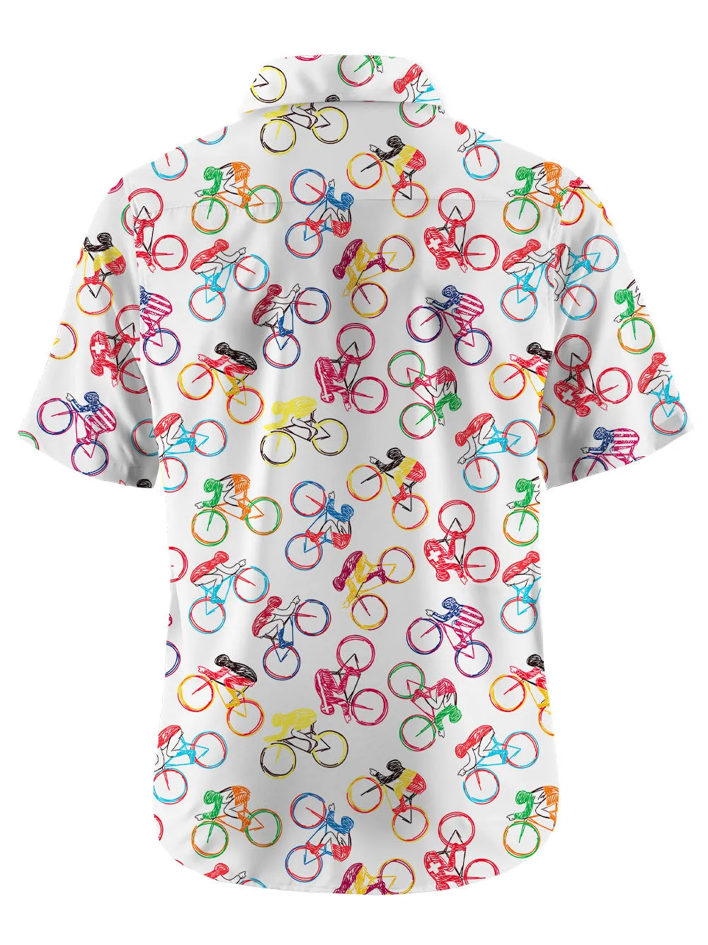 Orionride Cycling Without Borders Zipper Pockets Ultra Lightweight Short Sleeves Gravel Shirt sold by Orionride product image thumbnail 4