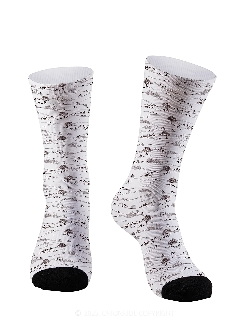 Orionride Natural Scenery Cycling Socks sold by Orionride product image thumbnail 2