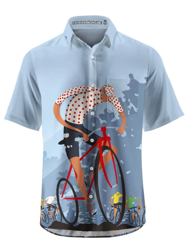 Orionride Passionate Team Zipper Pockets Ultra Lightweight Short Sleeves Gravel Shirt sold by Orionride