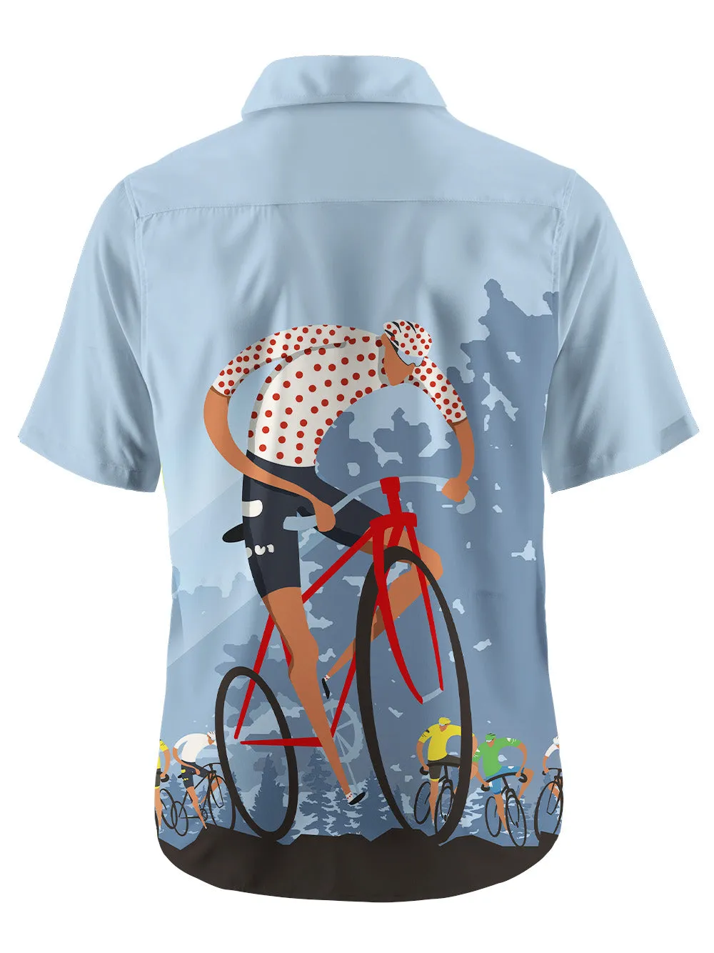 Orionride Passionate Team Zipper Pockets Ultra Lightweight Short Sleeves Gravel Shirt sold by Orionride product image thumbnail 5