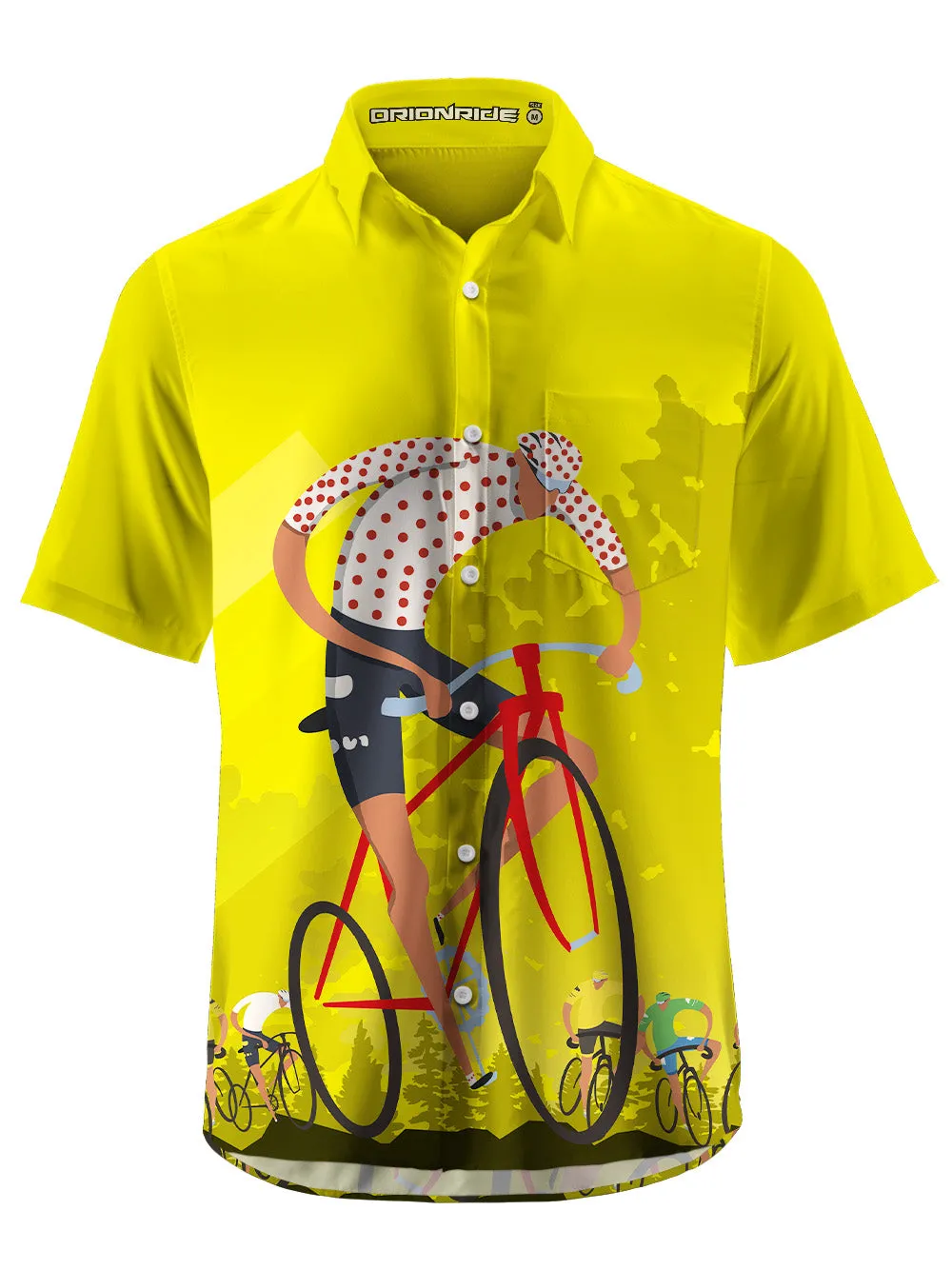 Orionride Passionate Team Zipper Pockets Ultra Lightweight Short Sleeves Gravel Shirt sold by Orionride product image thumbnail 3