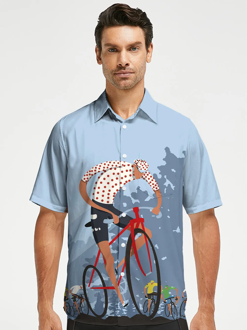 Orionride Passionate Team Zipper Pockets Ultra Lightweight Short Sleeves Gravel Shirt sold by Orionride product image thumbnail 2