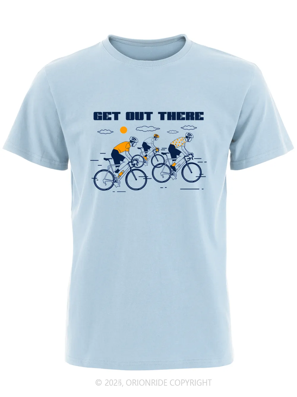 Orionride Interesting Journey Short Sleeves Bike T-Shirt sold by Orionride product image thumbnail 3