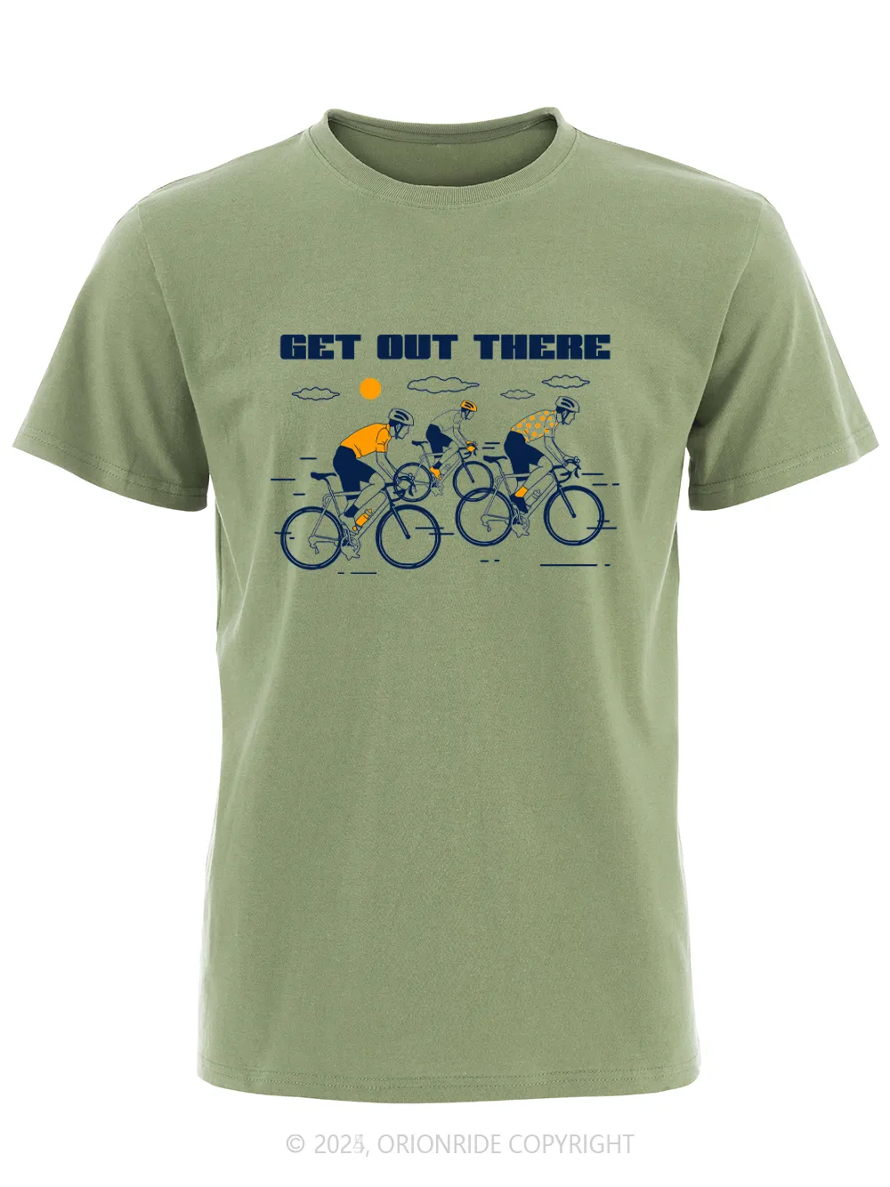 Orionride Interesting Journey Short Sleeves Bike T-Shirt sold by Orionride product image thumbnail 5