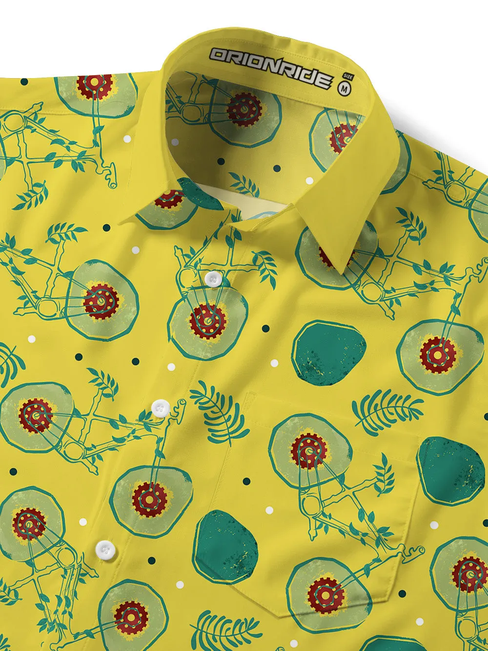 Orionride Juicy Avocado Zipper Pockets Ultra Lightweight Short Sleeves Gravel Shirt sold by Orionride product image thumbnail 5