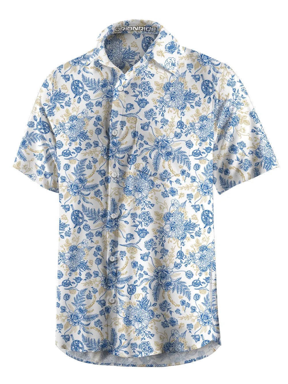 Orionride Blooming Garden Zipper Pockets Ultra Lightweight Short Sleeves Gravel Shirt sold by Orionride product image thumbnail 3