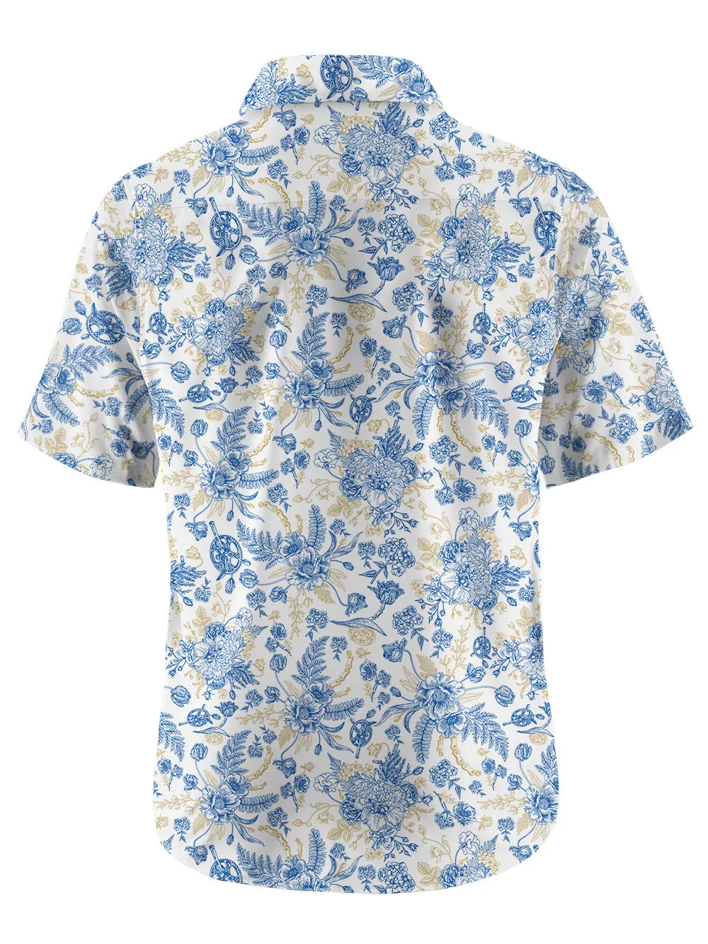 Orionride Blooming Garden Zipper Pockets Ultra Lightweight Short Sleeves Gravel Shirt sold by Orionride product image thumbnail 4