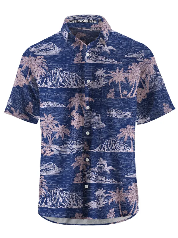 Orionride Secluded Island Zipper Pockets Ultra Lightweight Short Sleeves Gravel Shirt sold by Orionride