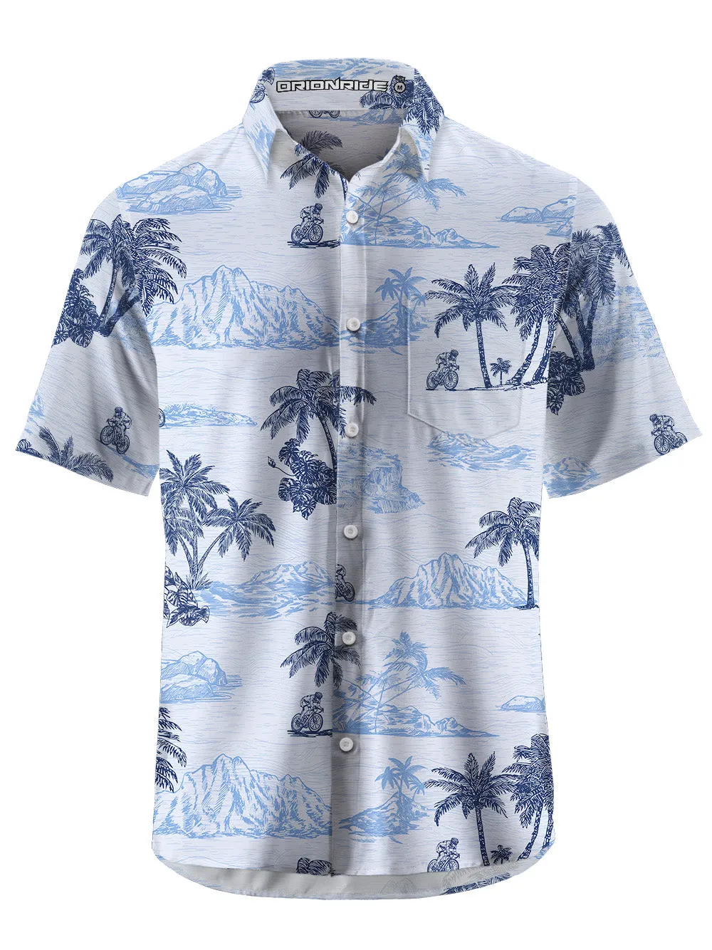 Orionride Secluded Island Zipper Pockets Ultra Lightweight Short Sleeves Gravel Shirt sold by Orionride product image thumbnail 3