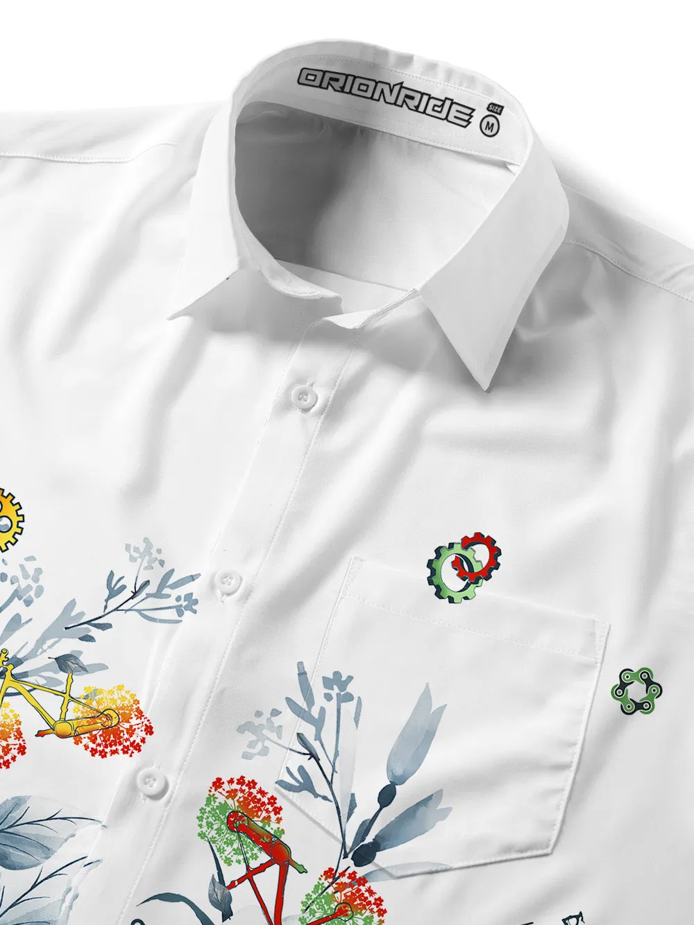 Orionride Ink Painting Zipper Pockets Ultra Lightweight Short Sleeves Gravel Shirt sold by Orionride product image thumbnail 5