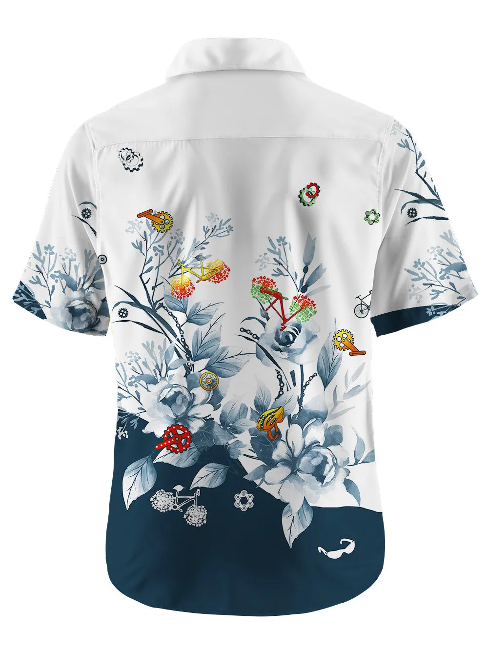 Orionride Ink Painting Zipper Pockets Ultra Lightweight Short Sleeves Gravel Shirt sold by Orionride product image thumbnail 4