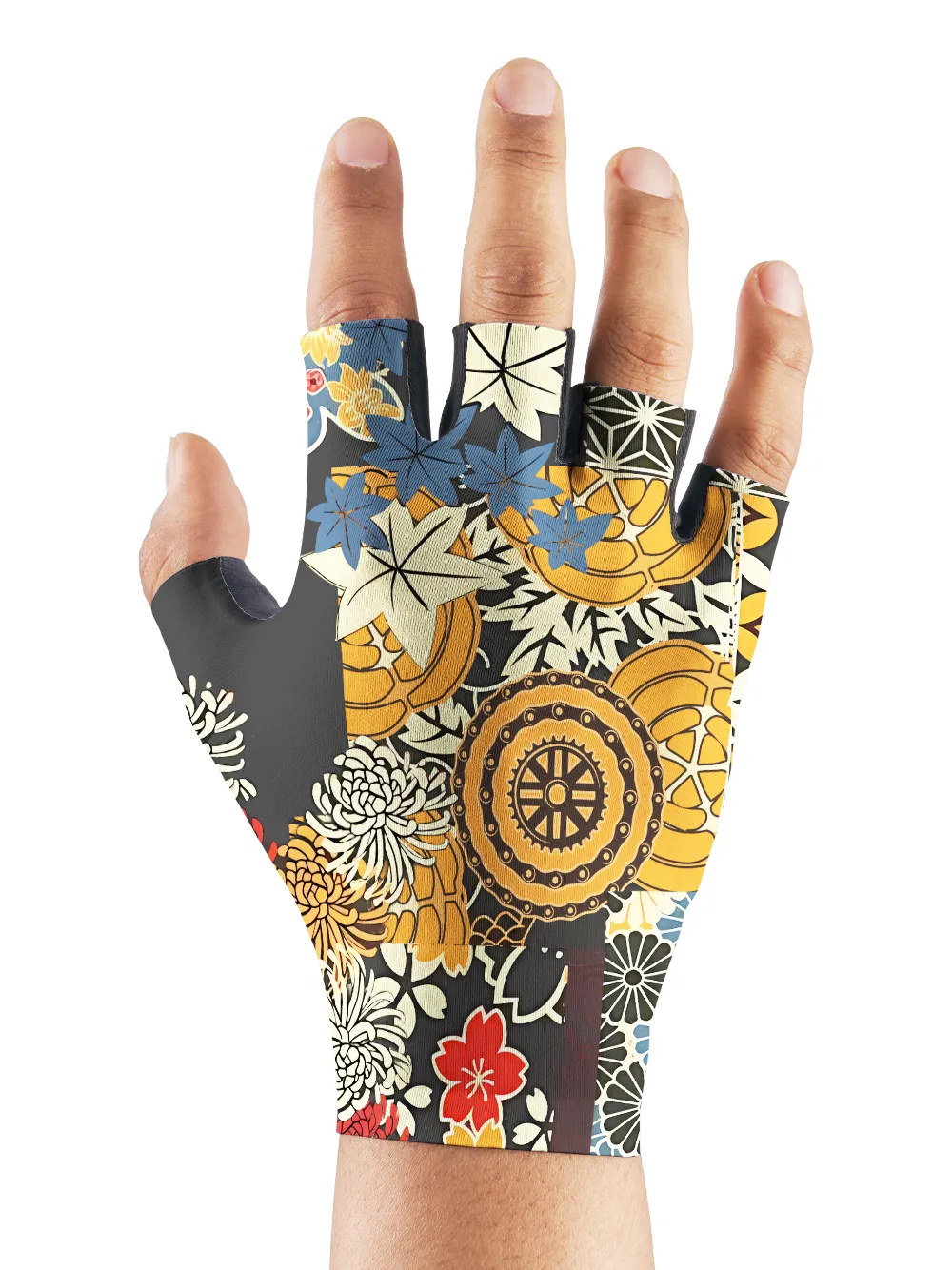 Orionride Unique Gear Flower Cycling Gloves sold by Orionride product image thumbnail 4