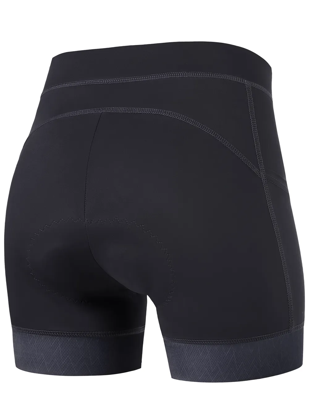 Orionride Women's Padded Cycling Shorts With Pockets Black sold by Orionride product image thumbnail 4