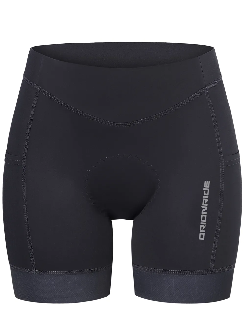 Orionride Women's Padded Cycling Shorts With Pockets Black sold by Orionride product image thumbnail 3