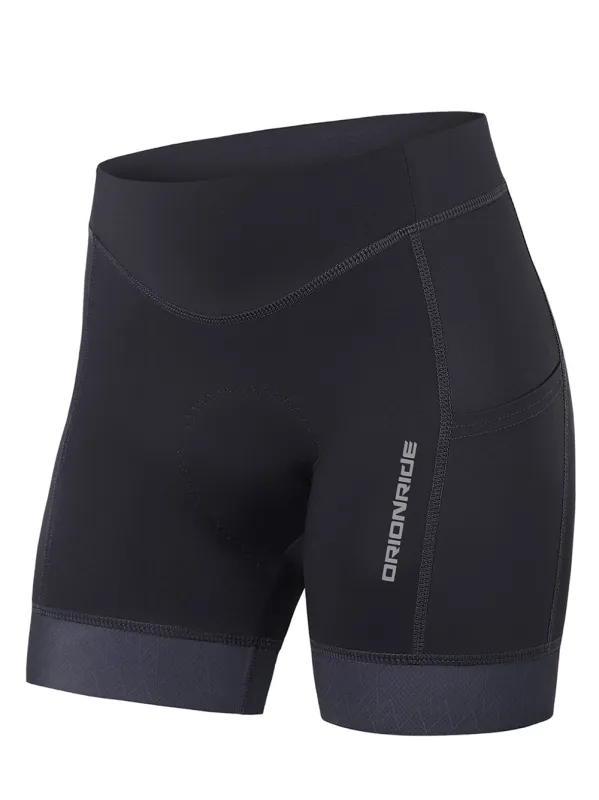 Orionride Women's Padded Cycling Shorts With Pockets Black sold by Orionride