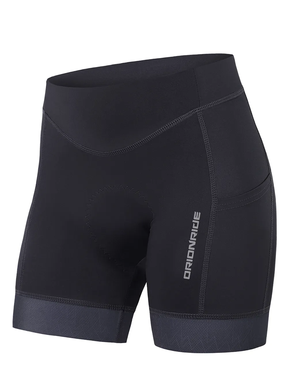 Orionride Women's Padded Cycling Shorts With Pockets Black sold by Orionride