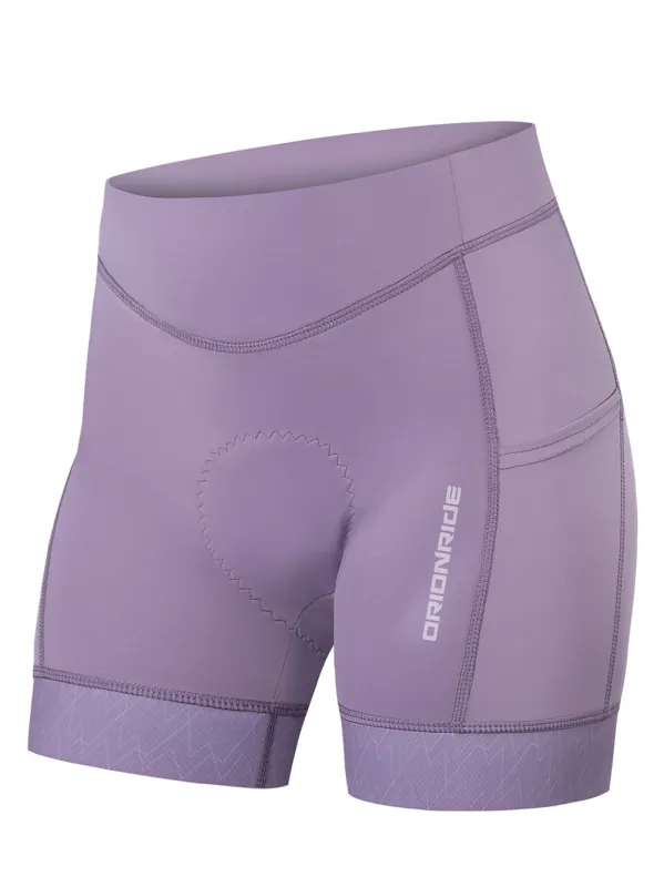 Orionride Women's Padded Cycling Shorts With Pockets Purple sold by Orionride