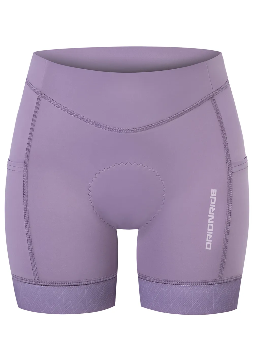 Orionride Women's Padded Cycling Shorts With Pockets Purple sold by Orionride product image thumbnail 3