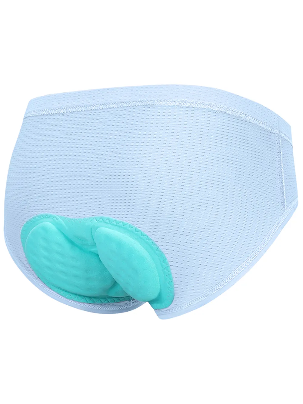 Orionride Underwear Women Cycling Shorts With Padding Biking Bicycle Briefs Light Blue sold by Orionride product image thumbnail 2