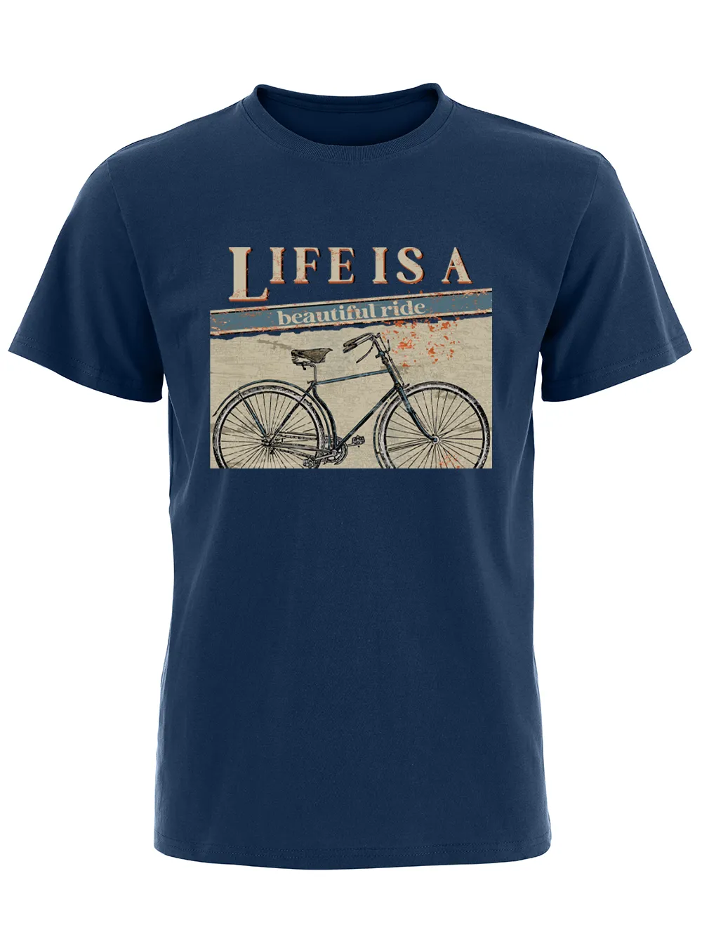 Orionride Beautiful Ride Short Sleeves Bike T-Shirt sold by Orionride