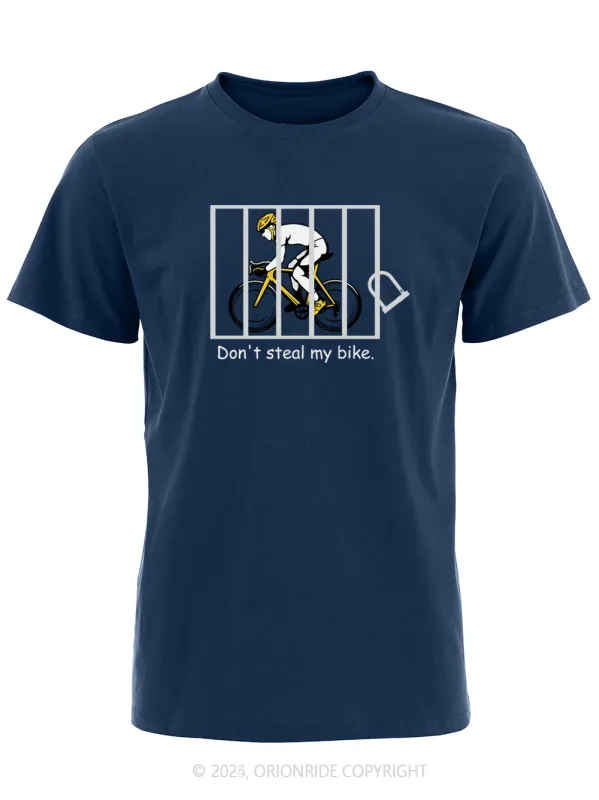 Orionride Don't Steal My Bike Short Sleeves Bike T-Shirt sold by Orionride