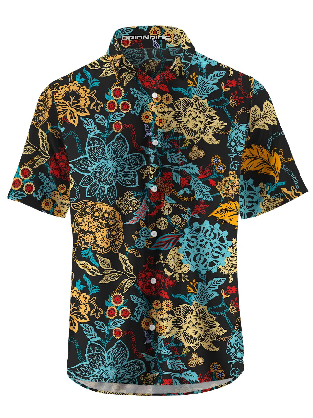 Orionride Tranquil Garden Zipper Pockets Ultra Lightweight Short Sleeves Gravel Shirt sold by Orionride product image thumbnail 3