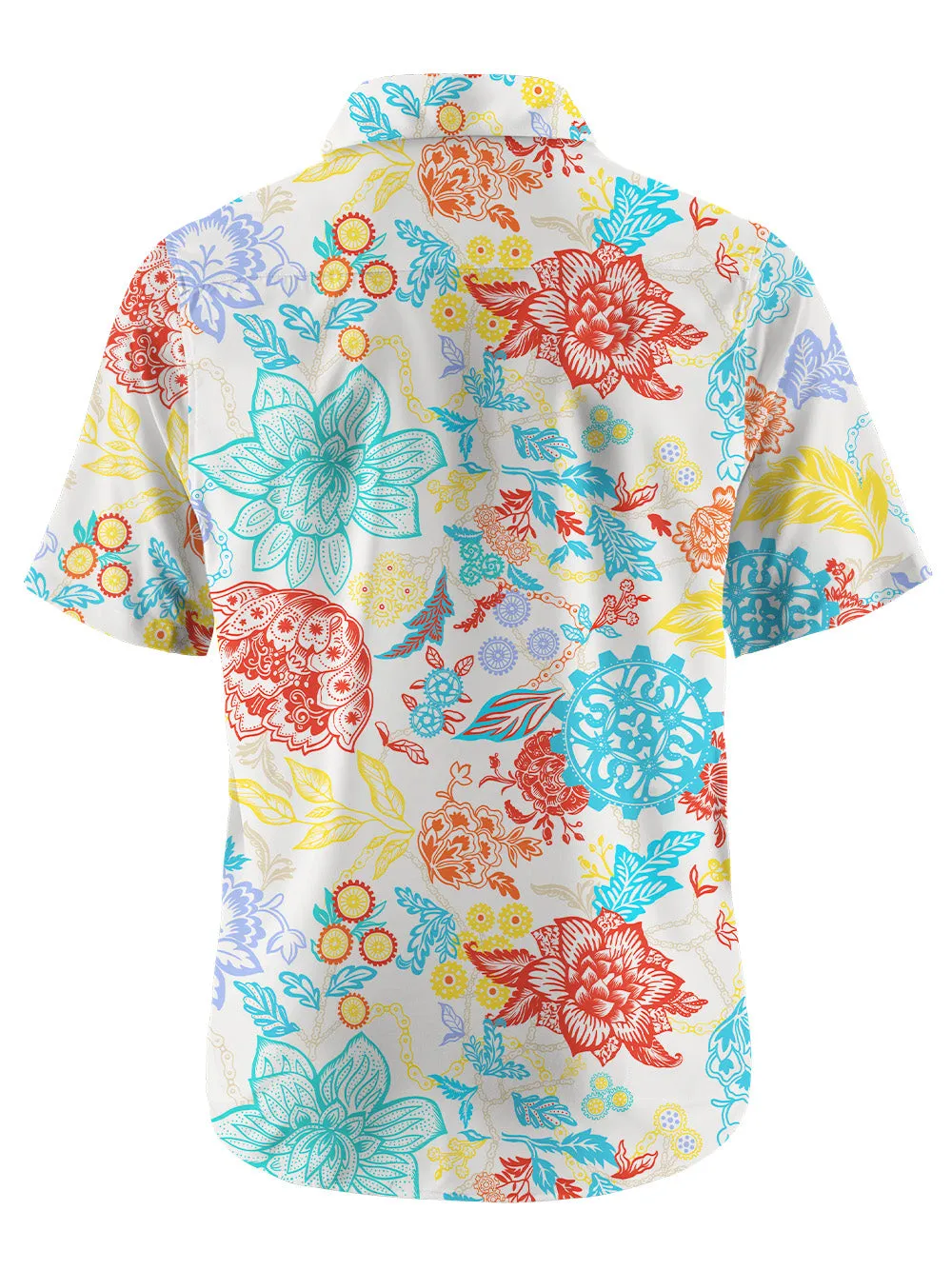 Orionride Tranquil Garden Zipper Pockets Ultra Lightweight Short Sleeves Gravel Shirt sold by Orionride product image thumbnail 5