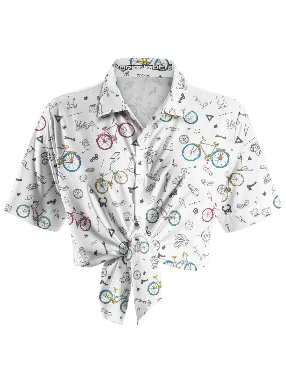 Orionride Parts World Zipper Pockets Ultra Lightweight Short Sleeves Women's Gravel Shirt sold by Orionride