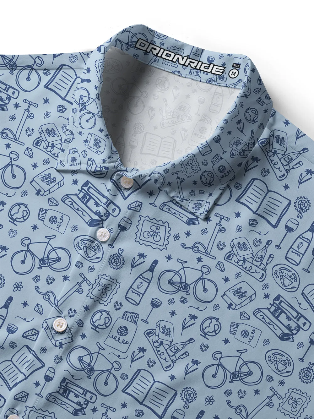 Orionride Cycling Club Zipper Pockets Ultra Lightweight Short Sleeves Women's Gravel Shirt sold by Orionride product image thumbnail 3