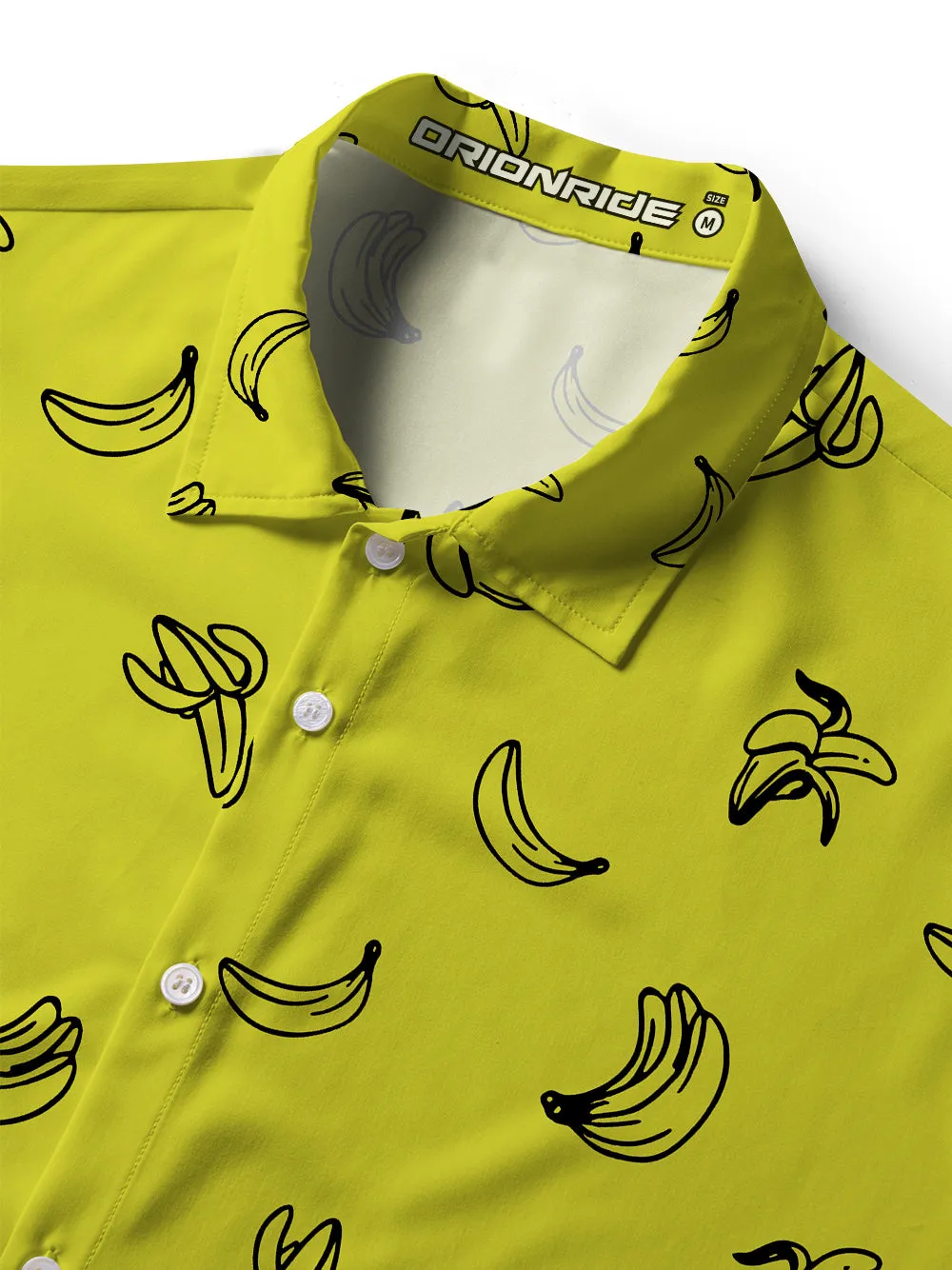 Orionride Banana Zipper Pockets Ultra Lightweight Short Sleeves Women's Gravel Shirt sold by Orionride product image thumbnail 3