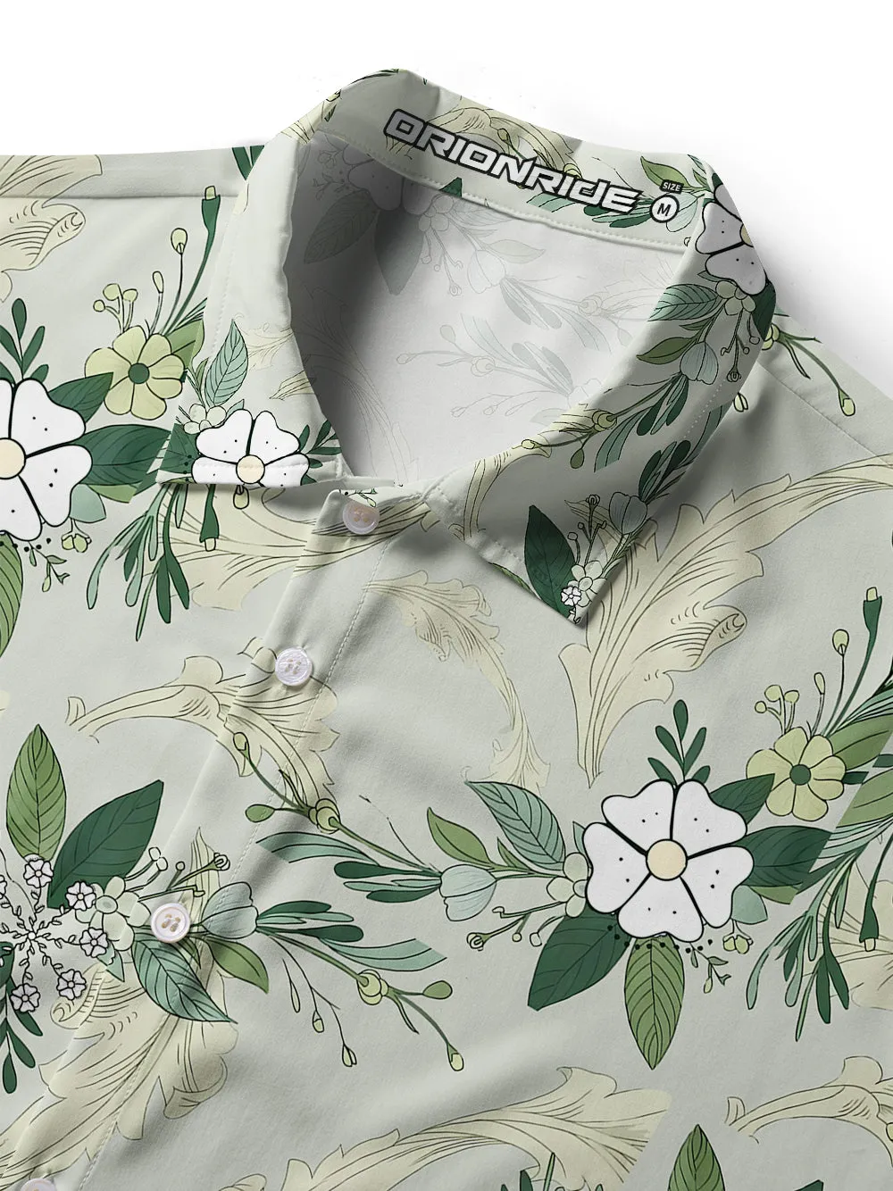 Orionride Flower Wheel Zipper Pockets Ultra Lightweight Short Sleeves Women's Gravel Shirt sold by Orionride product image thumbnail 3