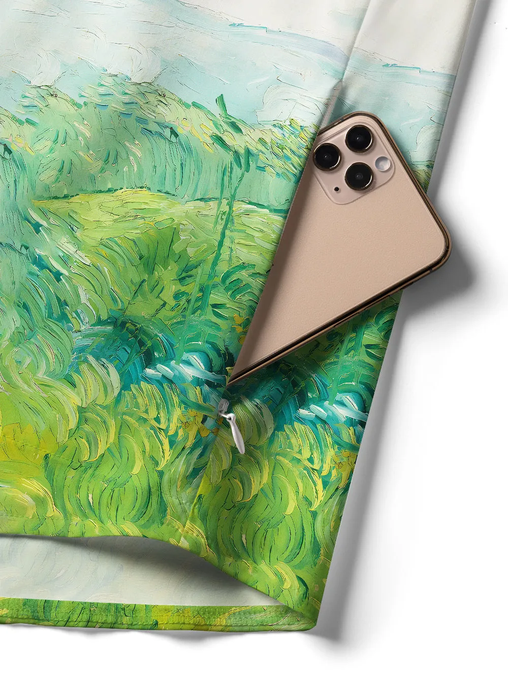 Orionride Oil Painting Black Cat Zipper Pockets Ultra Lightweight Short Sleeves Women's Gravel Shirt sold by Orionride product image thumbnail 4