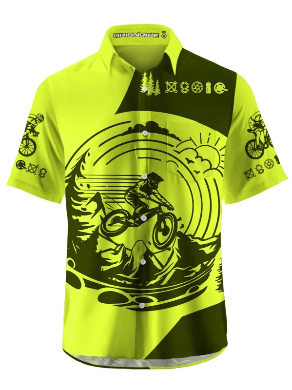 Orionride Adventurous Spirit Zipper Pockets Ultra Lightweight Short Sleeves Gravel Shirt sold by Orionride