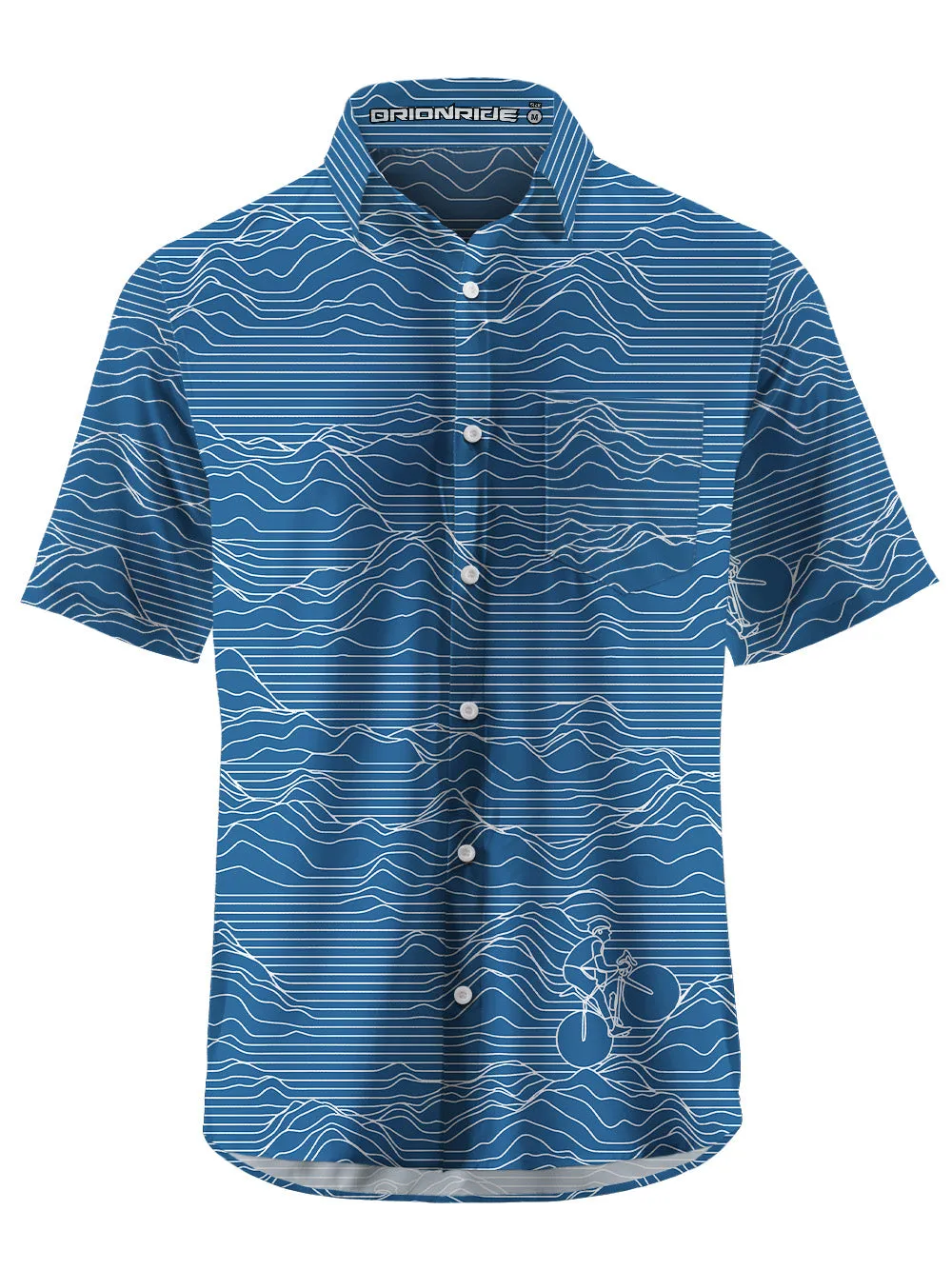 Orionride Cycling Travels Zipper Pockets Ultra Lightweight Short Sleeves Gravel Shirt sold by Orionride